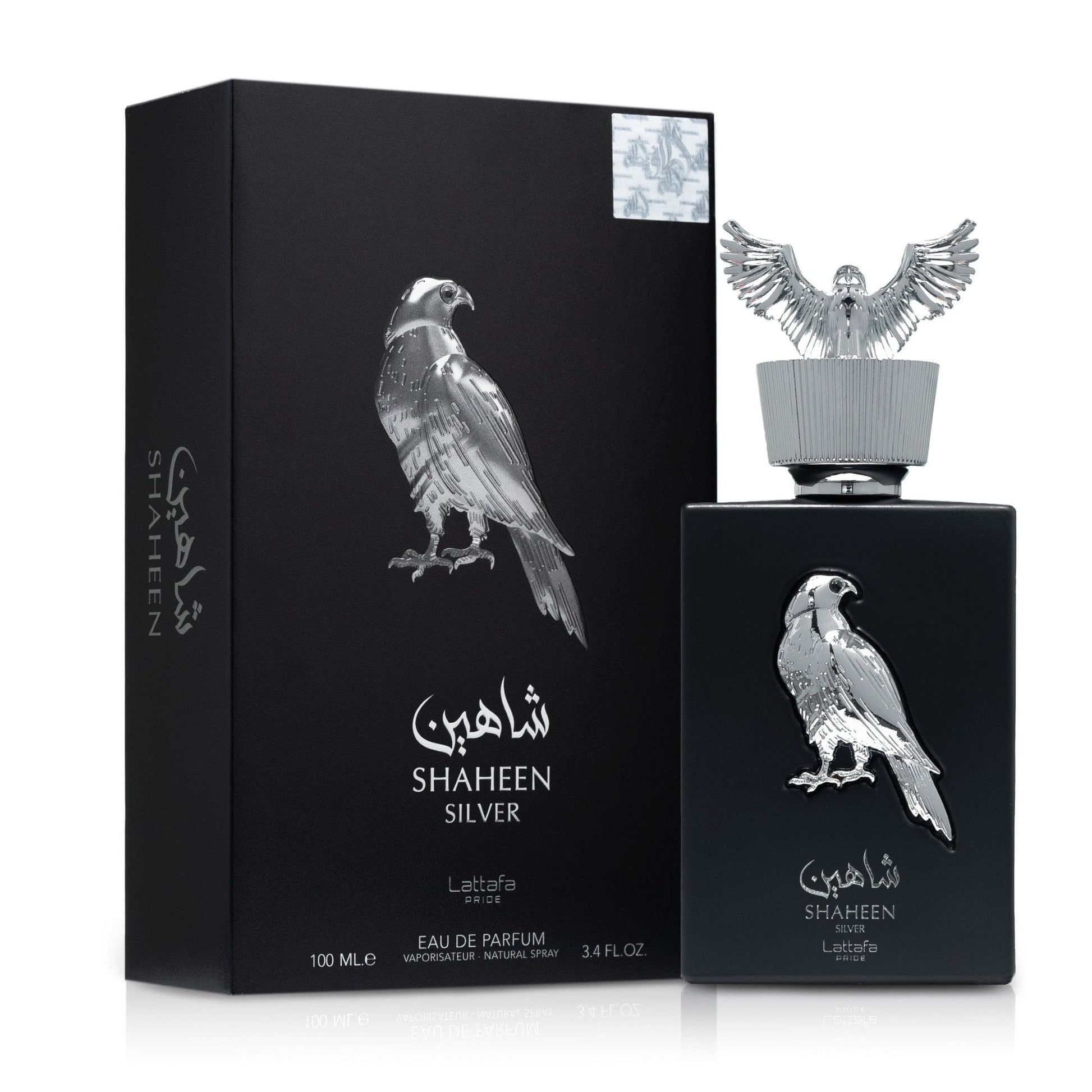 Lattafa Shaheen Silver Unisex Perfume/Cologne For Men & Women Eau de Parfum 3.4 oz Edp