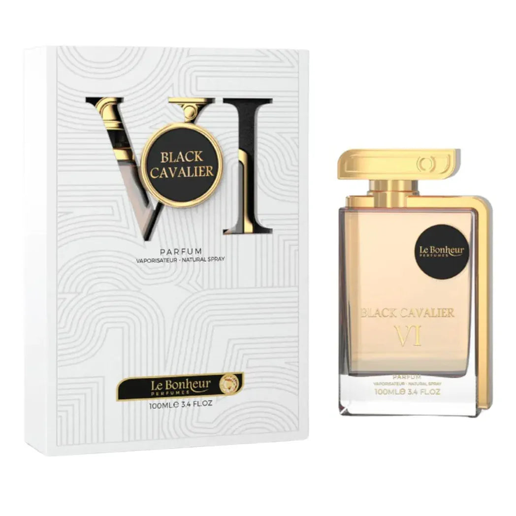Le Bonheur Perfumes Black Cavalier VI Men’s Perfume/Cologne For Men Eau de parfum 3.4 oz Edp
