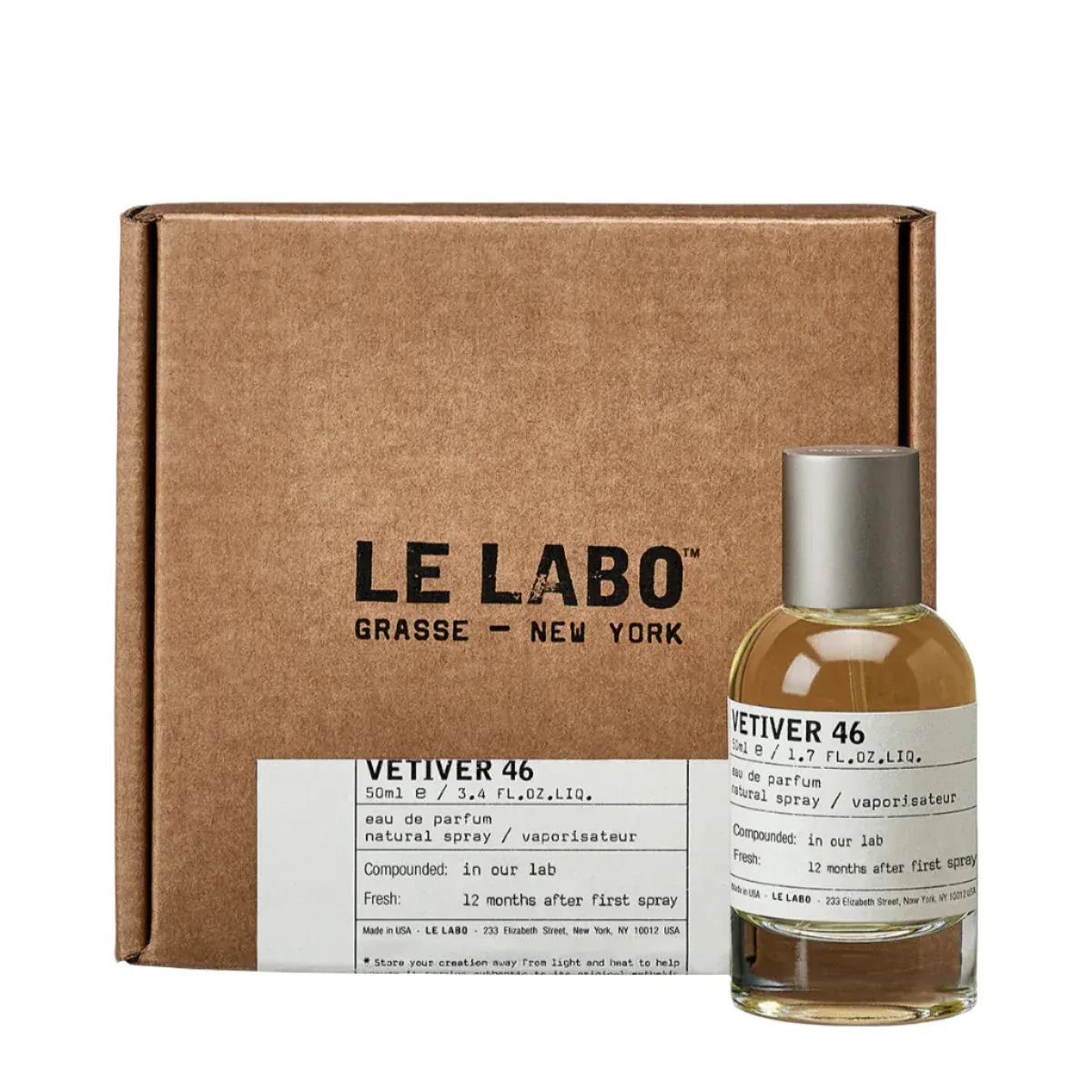 Le Labo Vetiver 46 - Unisex Eau de Parfum 3.4 oz / 100 ml