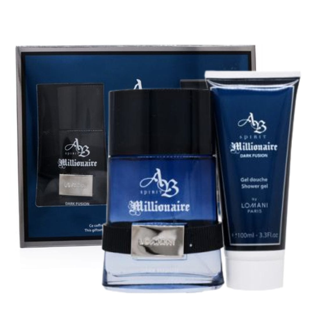 Lomani AB Spirit Millionaire Dark Fusion Men’s Perfume/Cologne For Men Eau de Parfum 3.3 oz / Gift Set 3.3 oz Edp Gift Set 3.3 oz