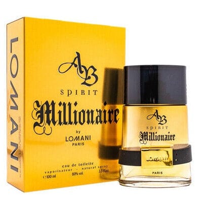 Lomani AB Spirit Millionaire Men’s Perfume/Cologne For Men Eau de Toilette 3.3 oz/ 6.6 oz / Gift Set 3.3 oz Edt 3.3 oz