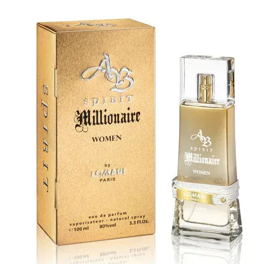 Lomani AB Spirit Millionaire Women’s Perfume/Cologne For Women Eau de Parfum 3.4oz / Gift Set 3.3 oz Edp 3.4 oz
