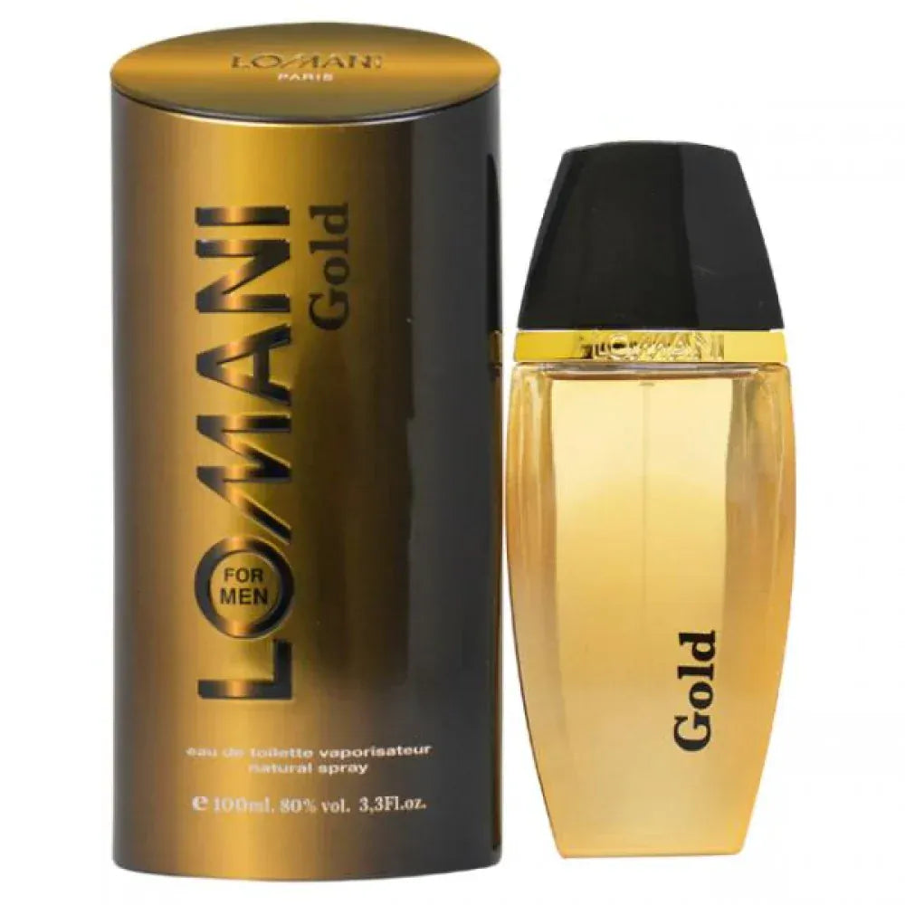 Lomani Gold Men’s Perfume/Cologne For Men Eau de Cologne 3.3 oz Edt