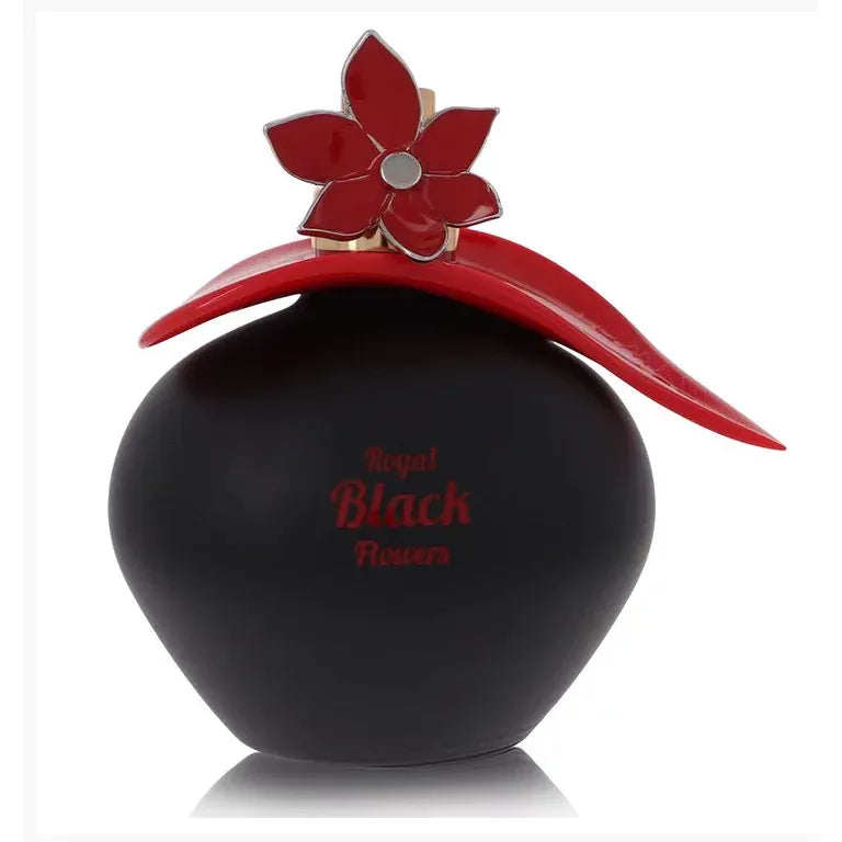 Lomani Royal Black Flowers Women’s Perfume/Cologne For Women Eau de Toilette 3.4 oz Edt