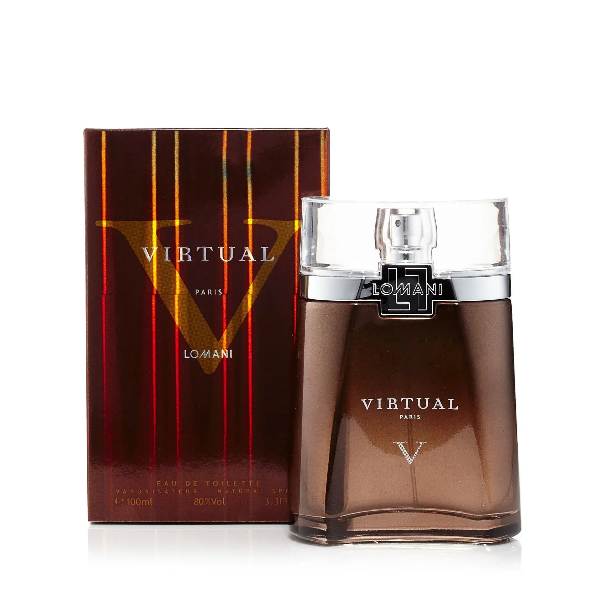 Lomani Virtual Men’s Perfume/Cologne For Men Eau de Toilette 3.3 oz Edt