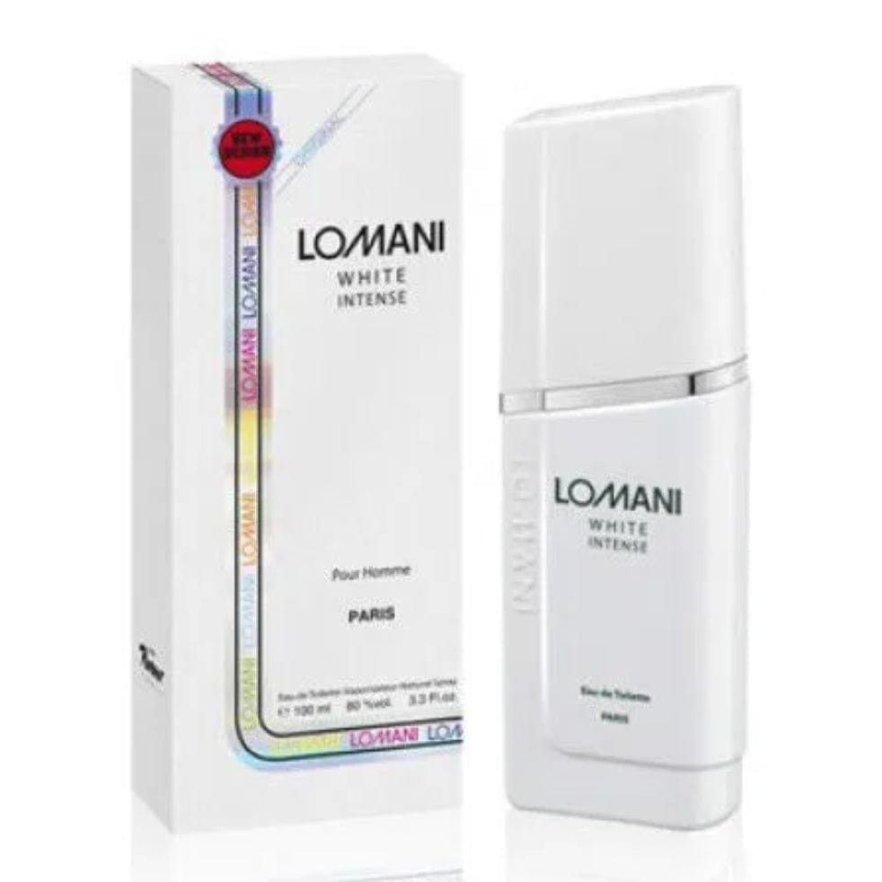Lomani White Intense Men’s Perfume/Cologne For Men Eau de Toilette 3.3 oz Edt