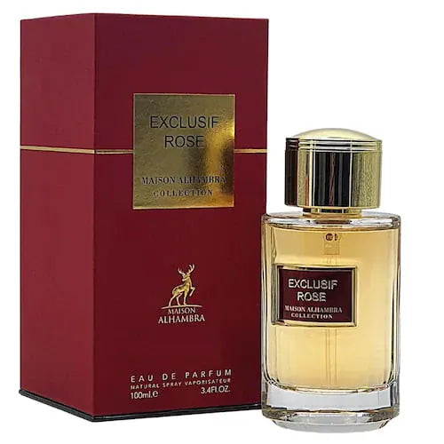 Maison Alhambra Exclusif Rose Women’s Perfume/Cologne For Women Eau de Parfum 3.4 oz Edp