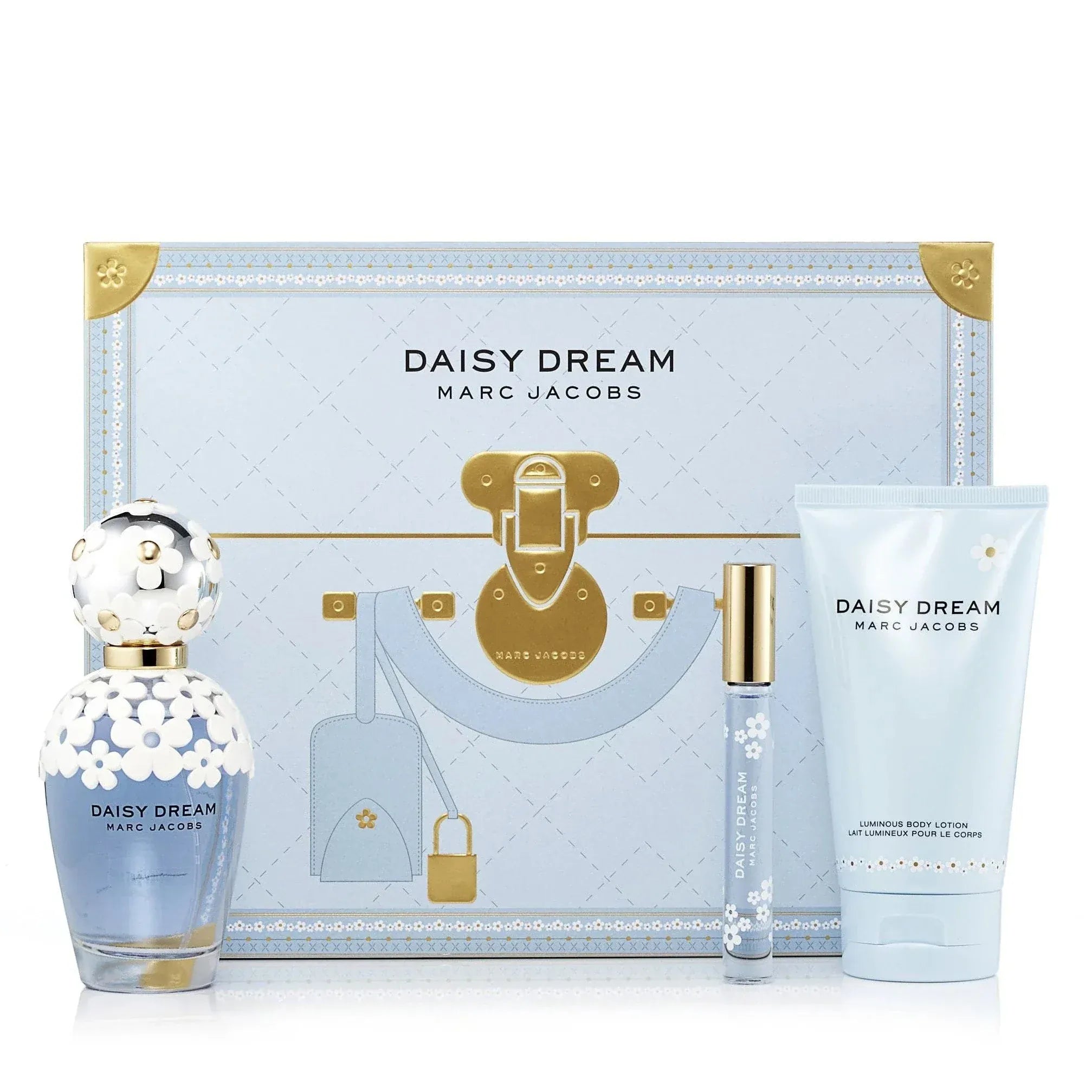 Marc Jacobs Daisy Dream Perfume For Women Eau De Toilette Spray 1.7 oz / 3.4 Oz / Gift Set 3.4 Oz Edt Gift Set 3.4 oz