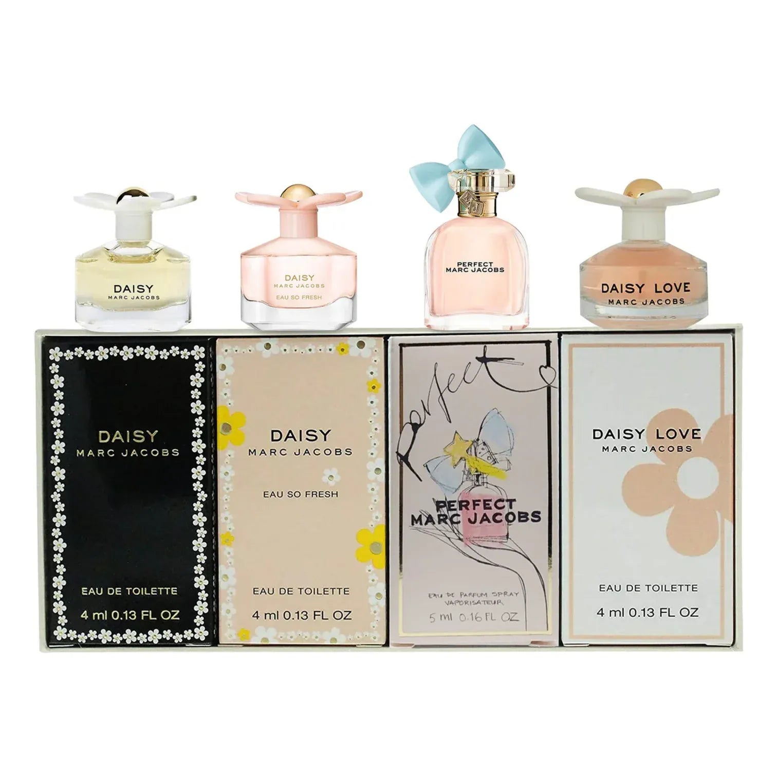 Marc Jacobs Miniature Collection Women's Perfume/Cologne For Women Eau de Parfum 4x0.5 oz Edp