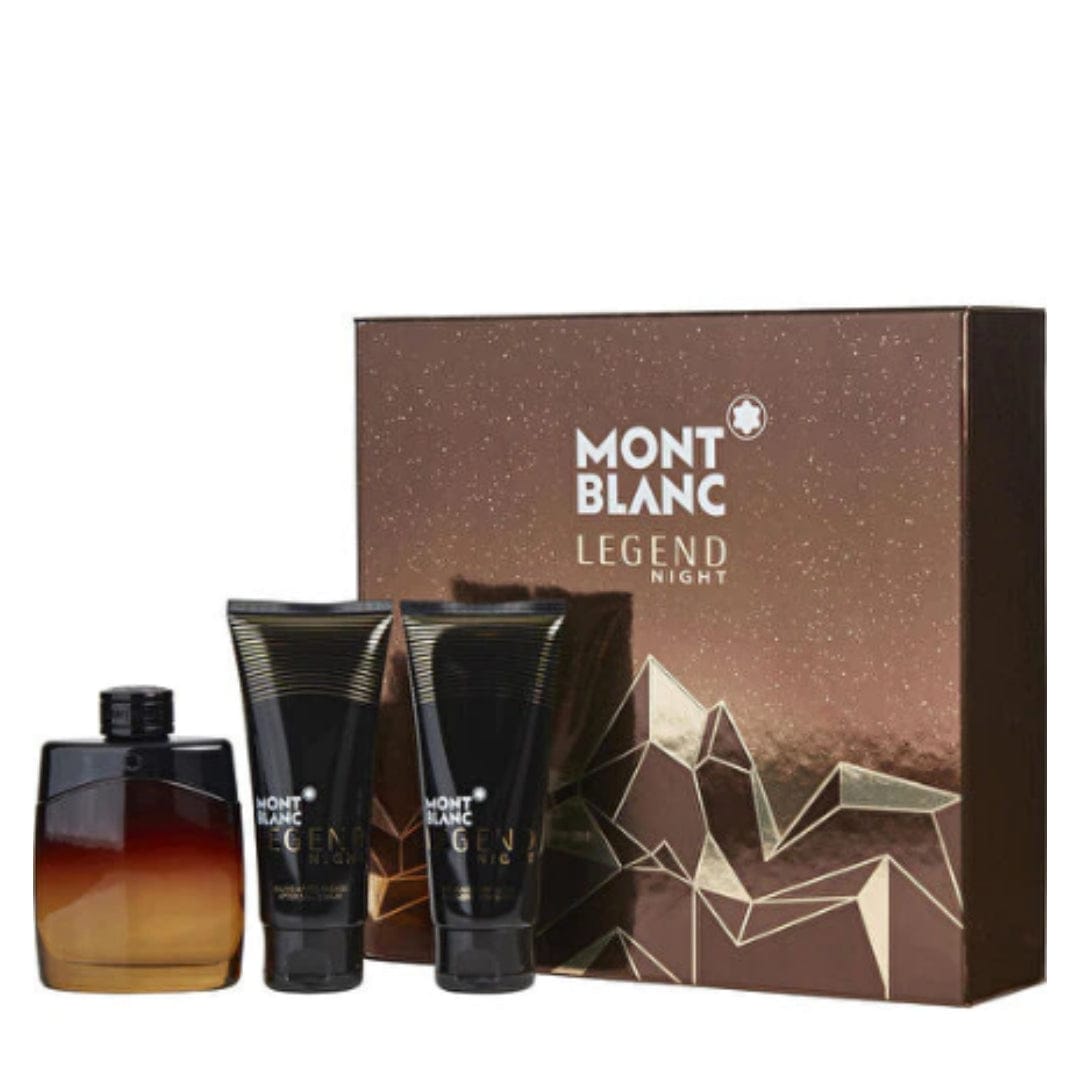 Montblanc Legend Night Men's Perfume/Cologne For Men Eau de Parfum 1.7 oz / 3.4 oz / Gift Set 3.4 oz Edp Gift Set 3.4 oz