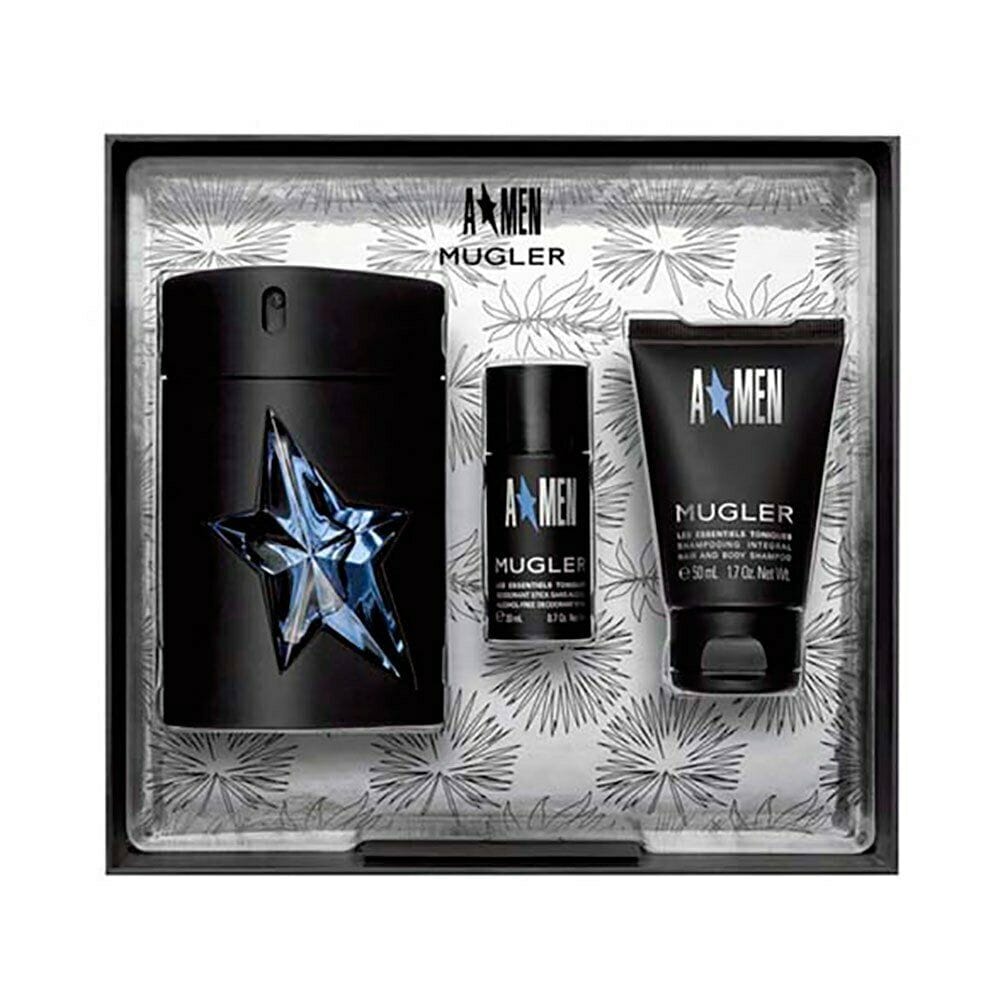Mugler A*Men Rubber Gift Set 3.4 oz / 100 ml