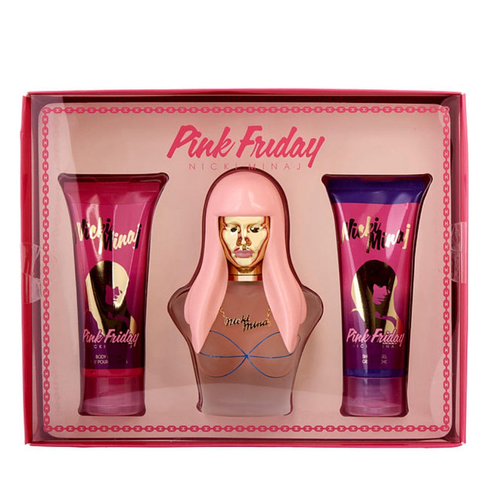 Nicki Minaj  Pink Friday Women’s Perfume/Cologne For Women Eau de Parfum 3.4 oz / Gift Set 3.4 oz / Body Mist 8.0 oz Edp Gift Set 3.4 oz