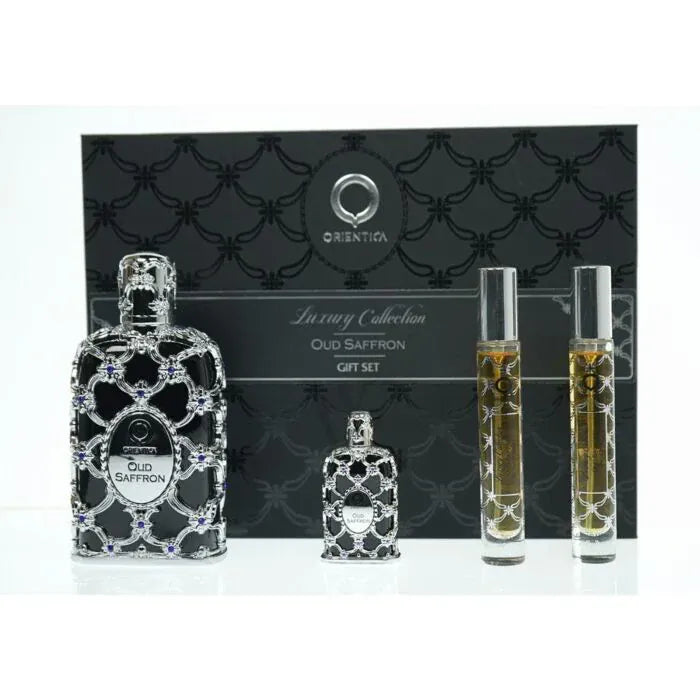 Orientica Oud Saffron Unisex Eau de Parfum Gift Set 2.7 oz / 80 ml