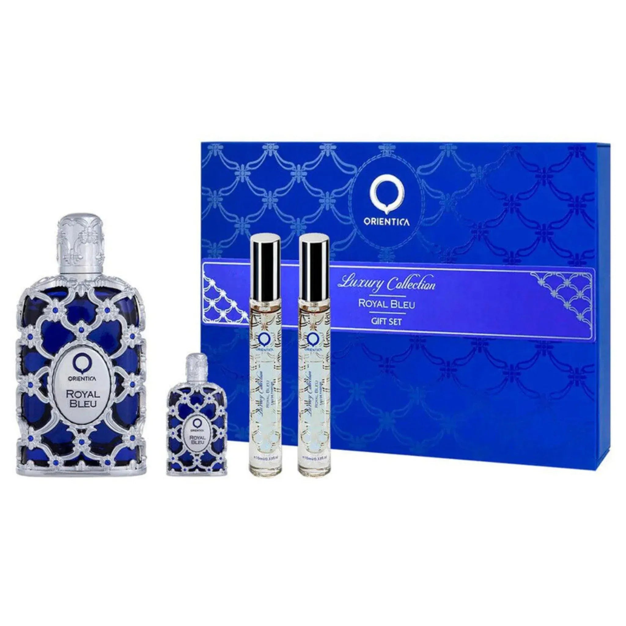 Orientica Royal Bleu Unisex Perfume Eau De Parfum Gift Set 2.7 oz / 80 ml