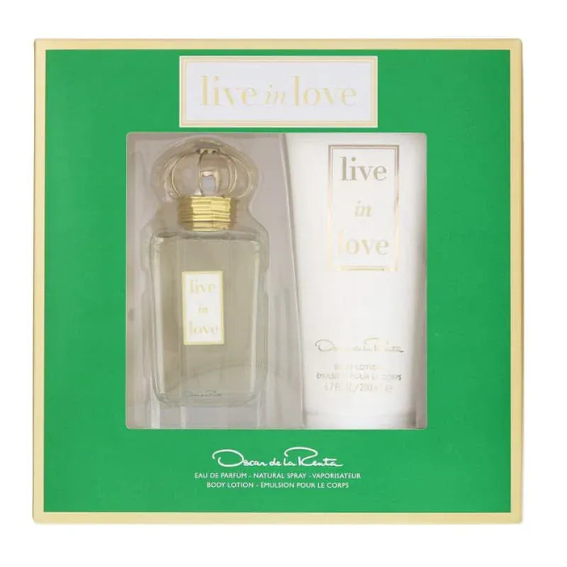 Oscar de la Renta Live in Love For Her Eau de Parfum Spray 1.7 oz / 3.4 oz / Gift Set 3.4 oz Edp Gift Set 3.4 oz