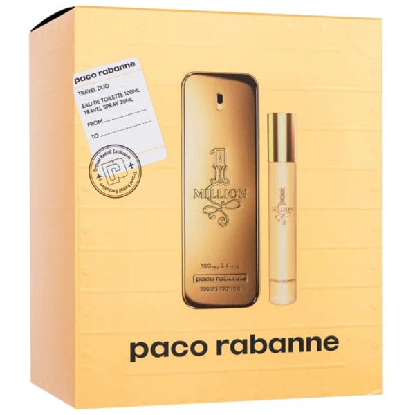 Paco Rabanne 1 Million - For Men Eau de Toilette Gift Set 3.4 oz / 100 ml