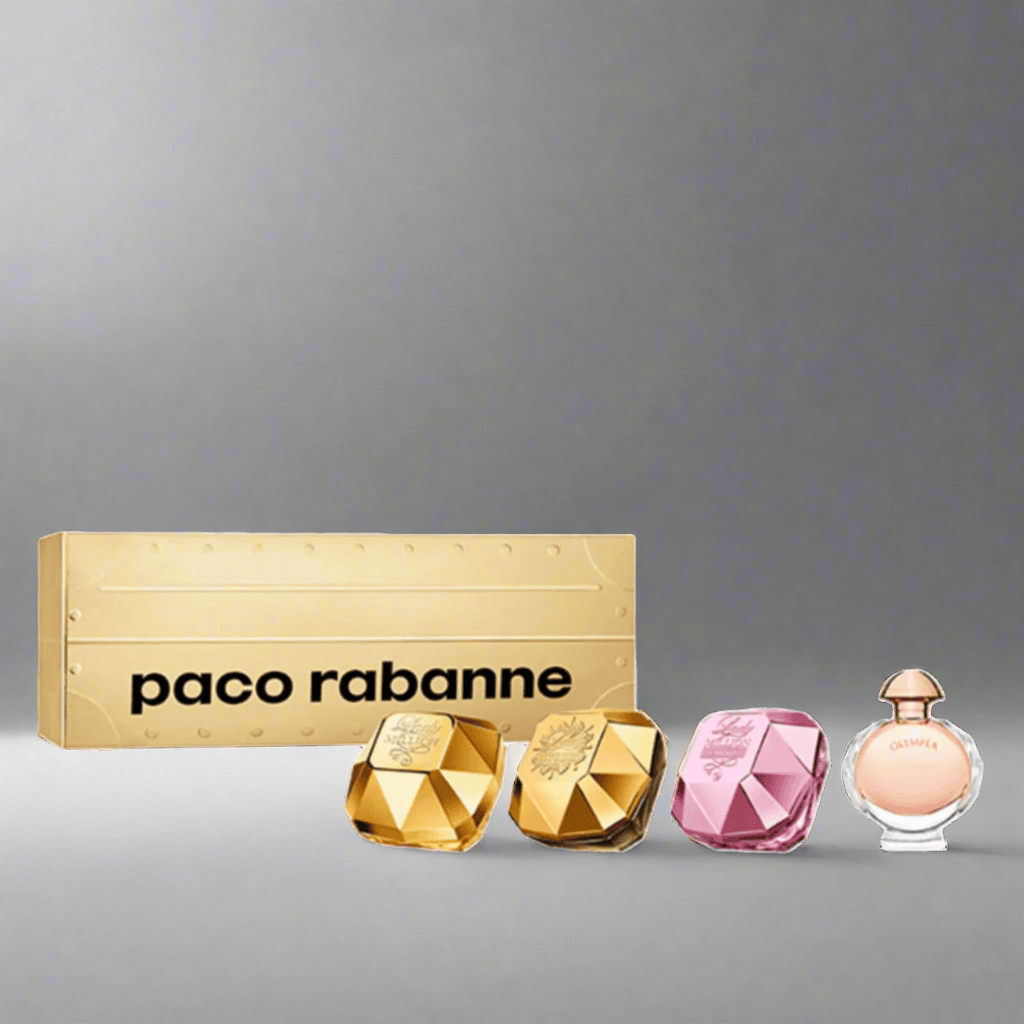 Paco Rabanne Miniature Gift Set For Women Eau de Parfum 4x17oz