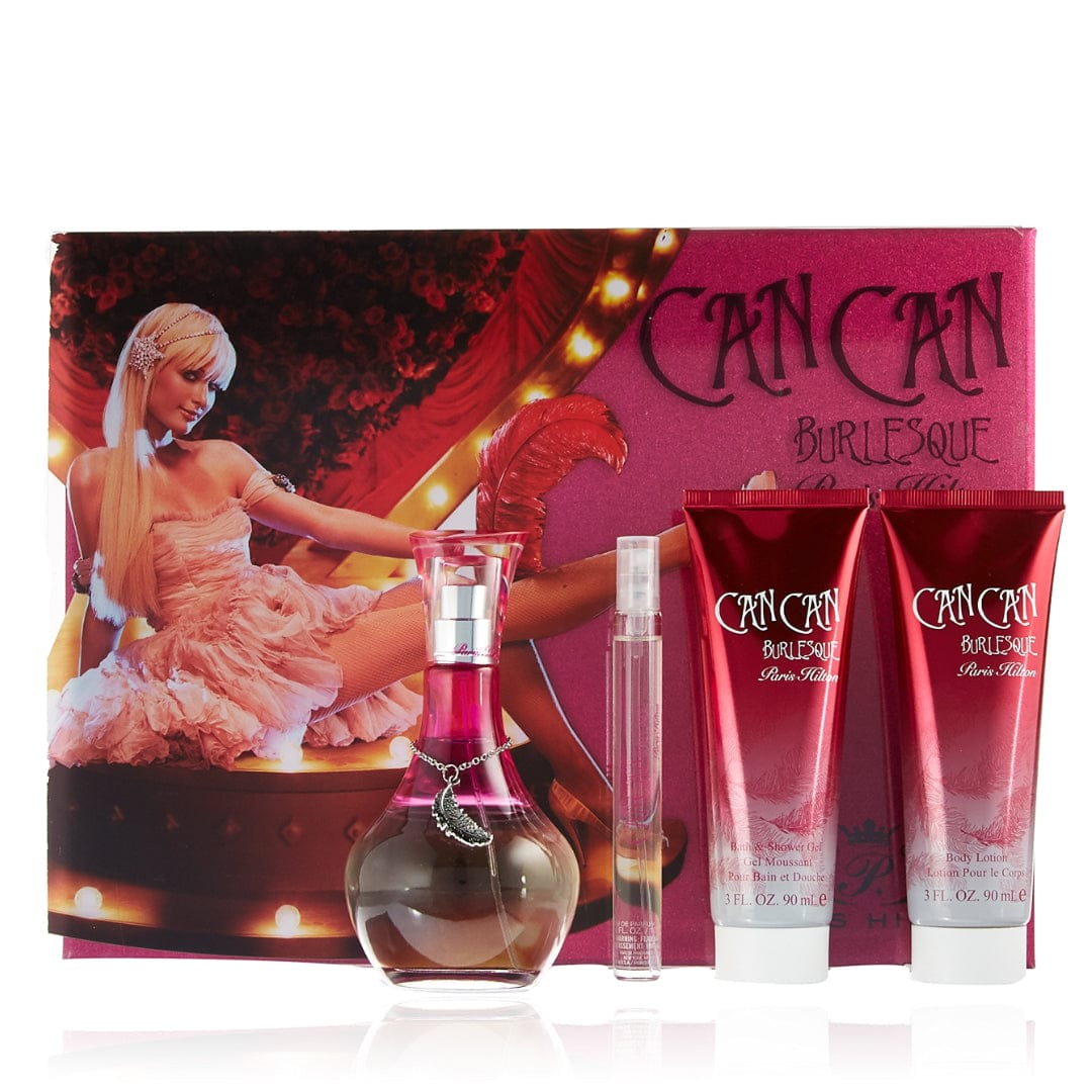 Paris Hilton Can Can Burlesque Women’s Perfume/Cologne For Women Eau de Parfum 1.7 oz / 3.4 oz / Gift Set 3.4 oz / Body Mist 8.0 oz Edp Gift Set 3.4 oz