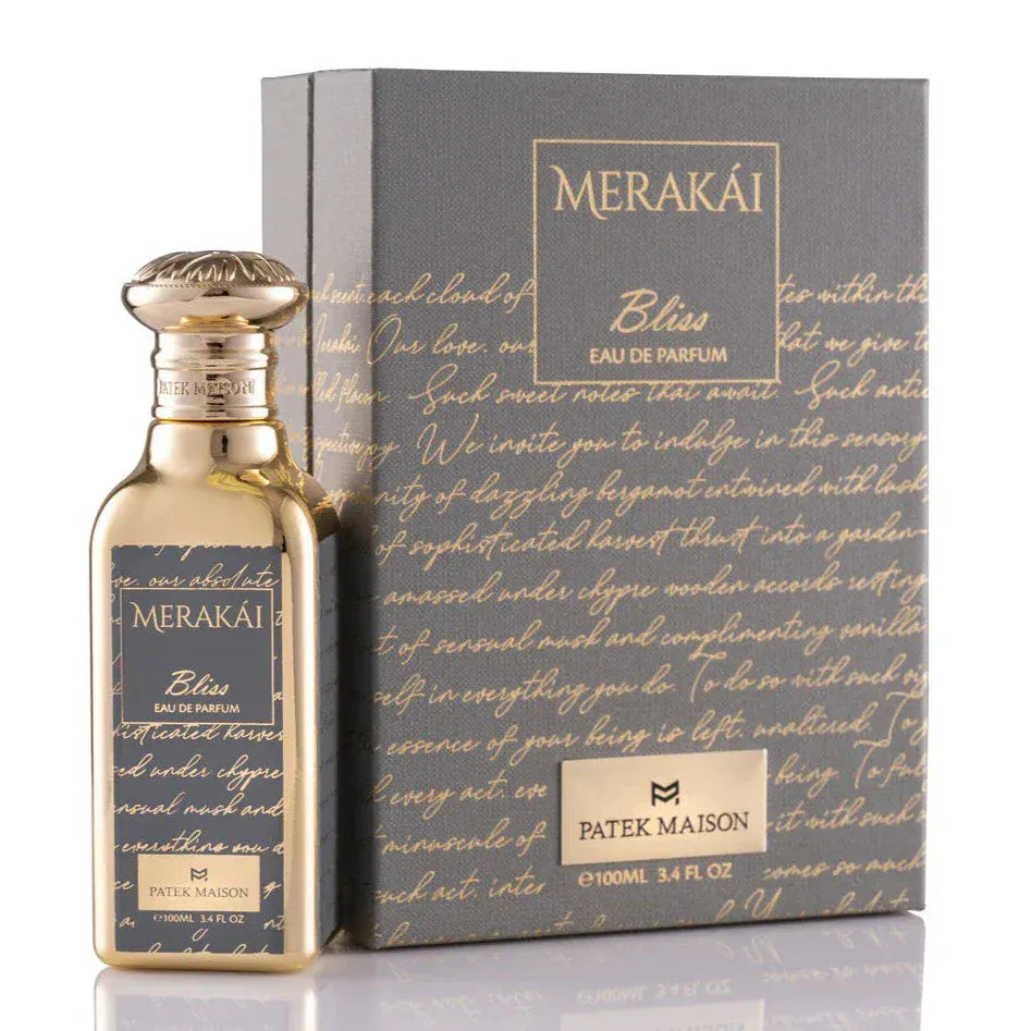 Patek Maison Merakai Bliss Men’s Perfume/Cologne For Men Eau de Parfum 3.4 oz  Edp