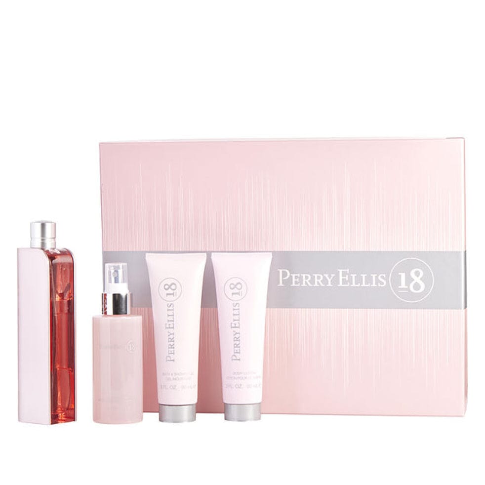 Perry Ellis 18 Women’s Perfume/Cologne For Women Eau de Parfum 3.4 oz / Gift Set 3.4 oz / Body Mist 8.0 oz Edp Gift Set 3.4 oz