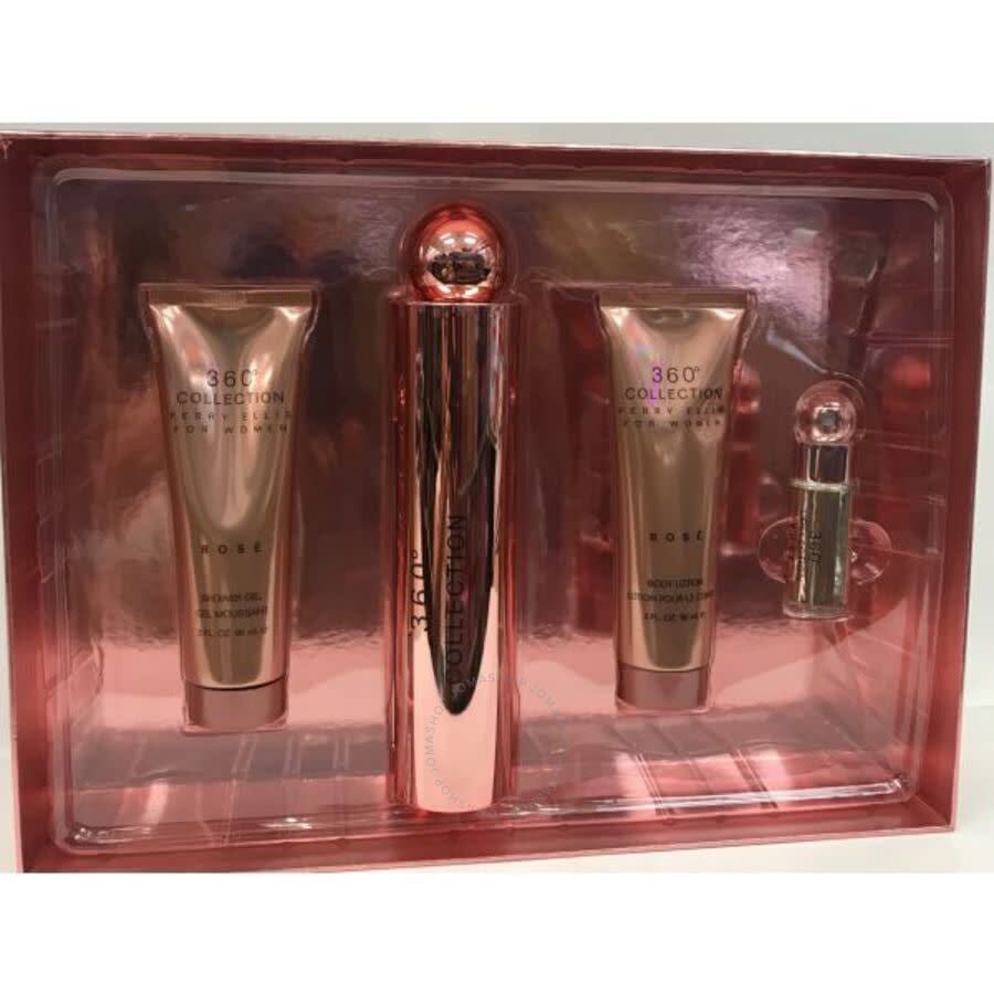 Perry Ellis 360° Collection Rosé Women’s Perfume/Cologne For Women Eau de Parfum 3.4 oz / Gift Set 3.4 oz Edp Gift Set 3.4 oz
