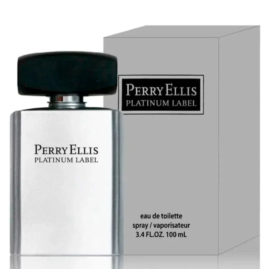 Perry Ellis Platinum Label Men’s Perfume/Cologne For Men Eau de Toilette 3.4 oz Edt