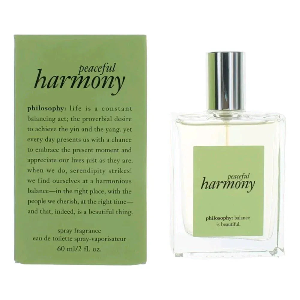 Philosophy Peaceful Harmony Unisex Perfume/Cologne For Men & Women  Eau de Toilette 2.0 oz Edt