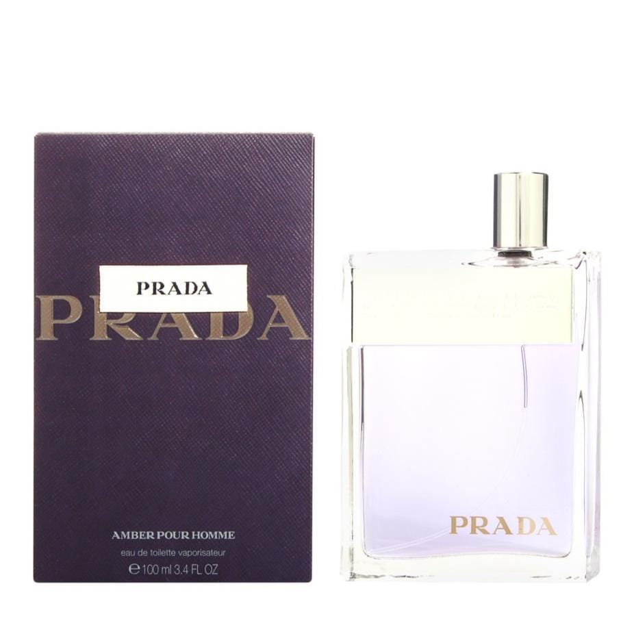 Prada Amber Pour Homme Men's Perfume/Cologne For Men Eau de Toilette 1.7 oz / 3.4 oz Edt