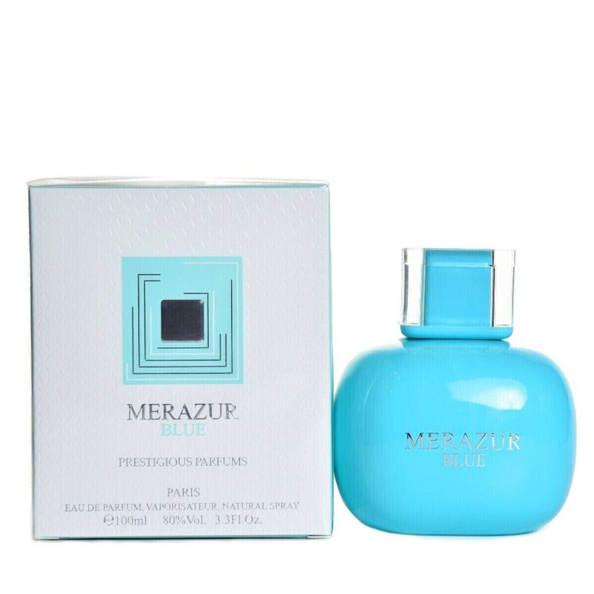 Prestigious Merazur Blue Women’s Perfume/Cologne For Women Eau de Parfum 3.3 oz Edp
