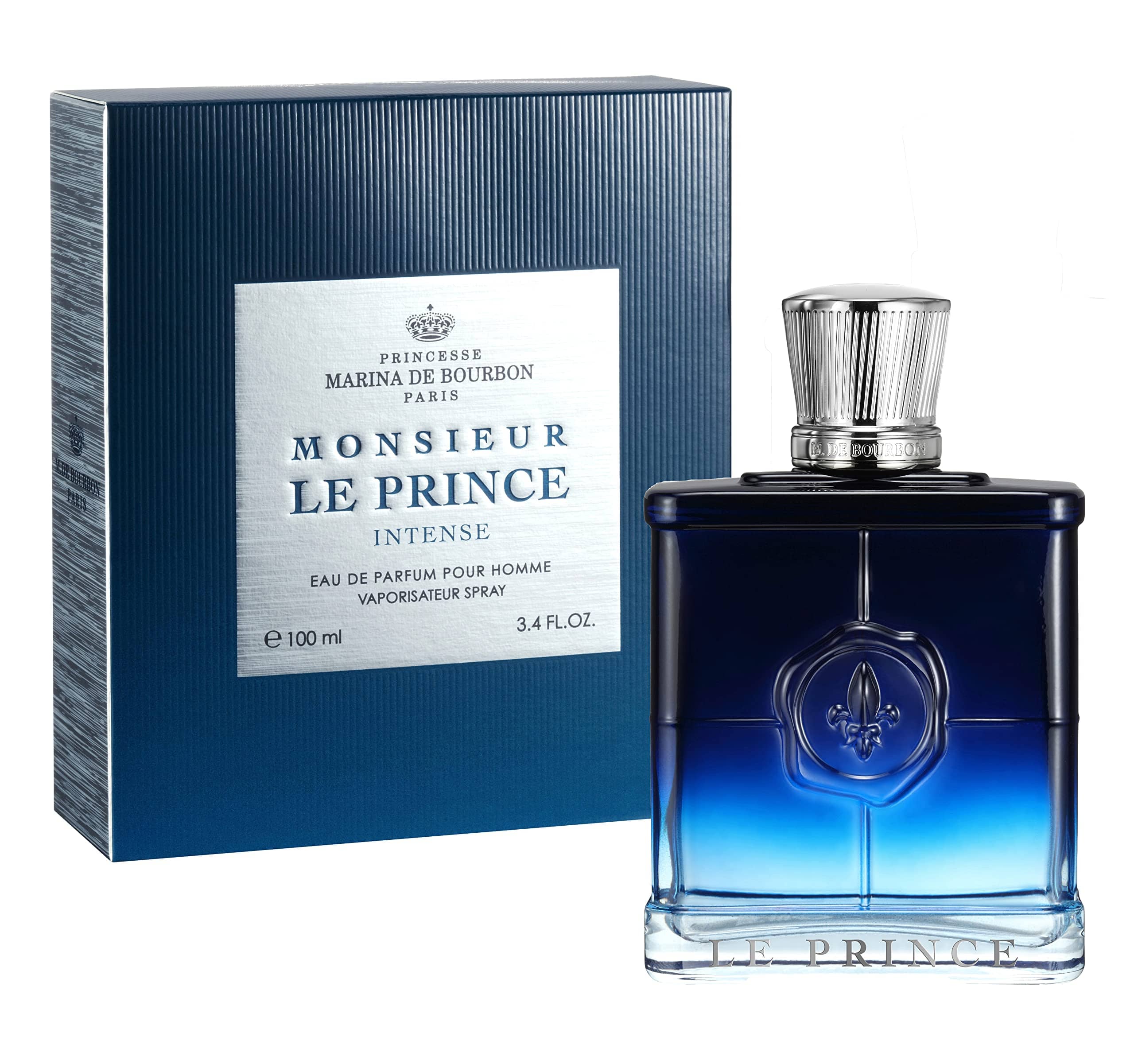 Princesse Marina De Bourbon Monsieur Le Prince Intense Men’s Perfume/Cologne For Men Eau de Parfum 3.4 oz Edp