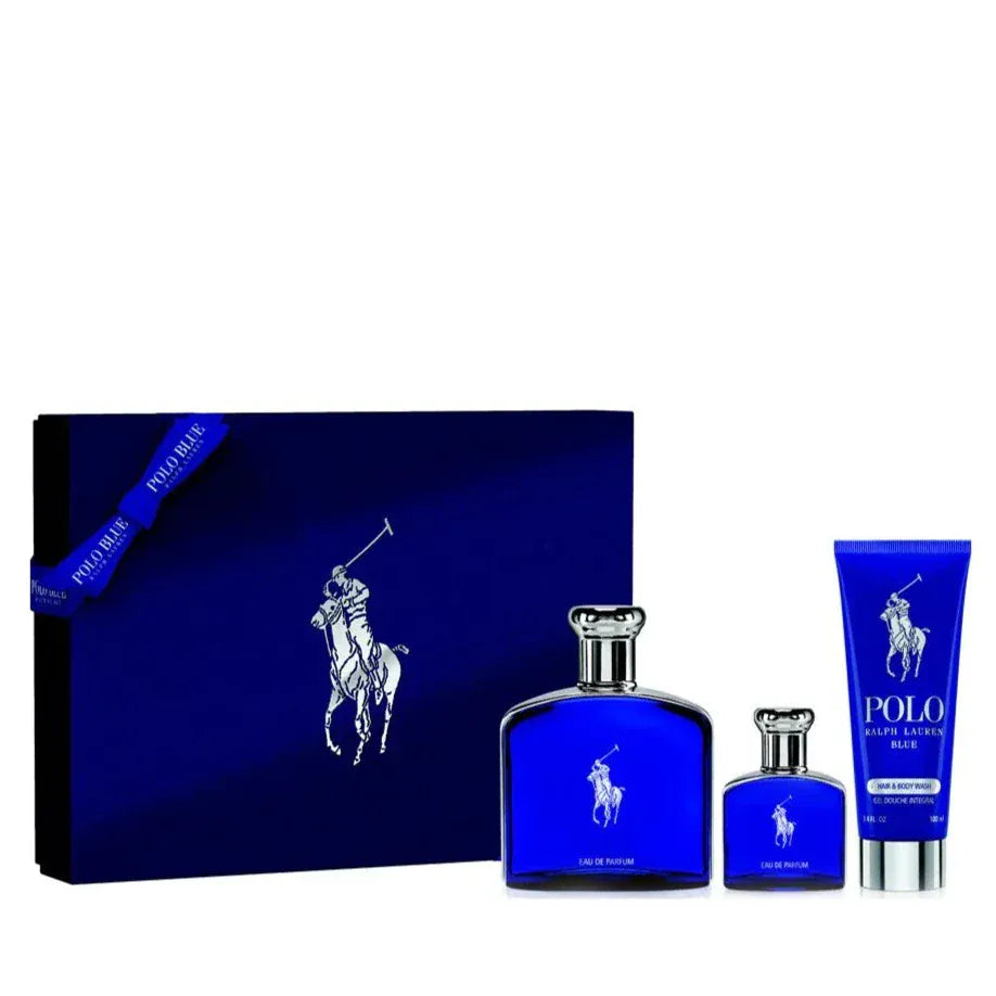 Ralph Lauren Polo Blue Eau de Parfum Men's Perfume/Cologne For For Men 2.5 oz / 4.2 oz / 6.7 oz / Gift Set 4.2 oz Edp Gift Set 4.2 oz