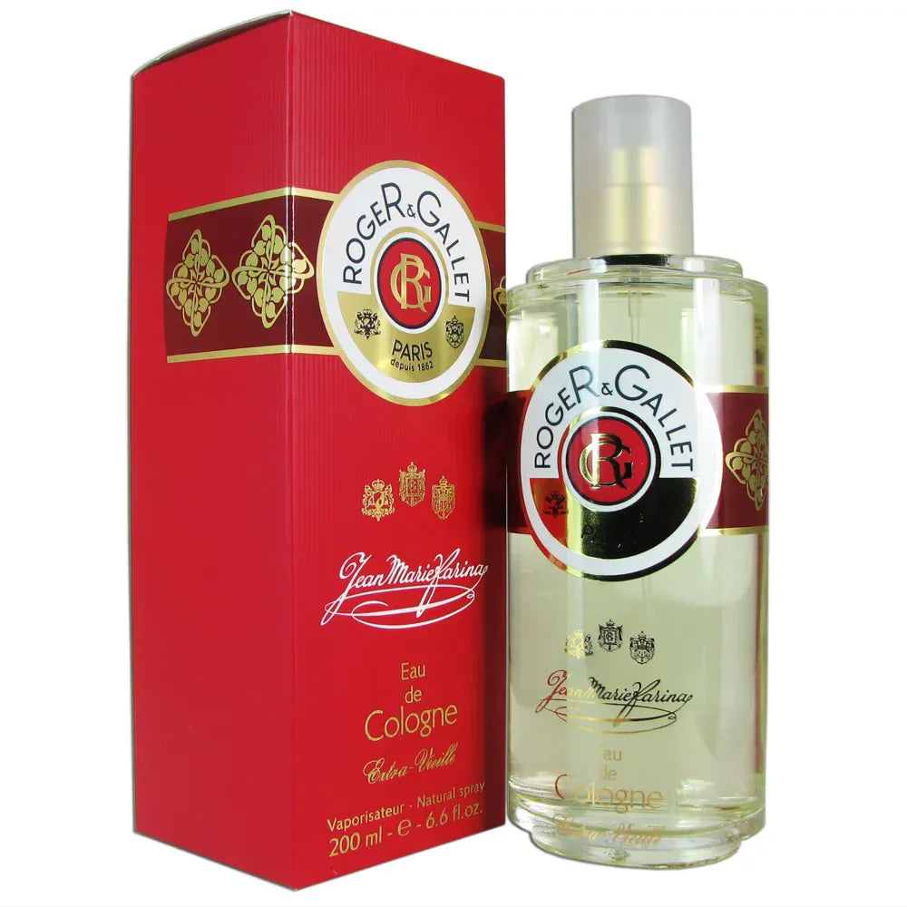 Roger & Gallet Jean Marie Farina Extra Vieille Unisex Perfume/Cologne For Men & Women Eau de Cologne 3.3 oz / 3.38 oz / 6.6 oz / Deodorant 5.0 oz / Soap 3.5 ozEdc 6.6 oz