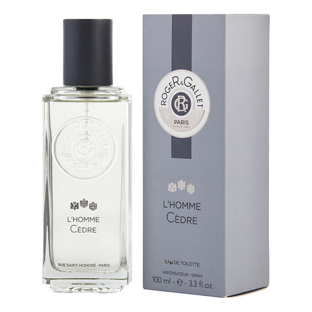 Roger & Gallet L'Homme Cèdre Men’s Perfume/Cologne For Men Eau de Toilette 3.3 oz Edt