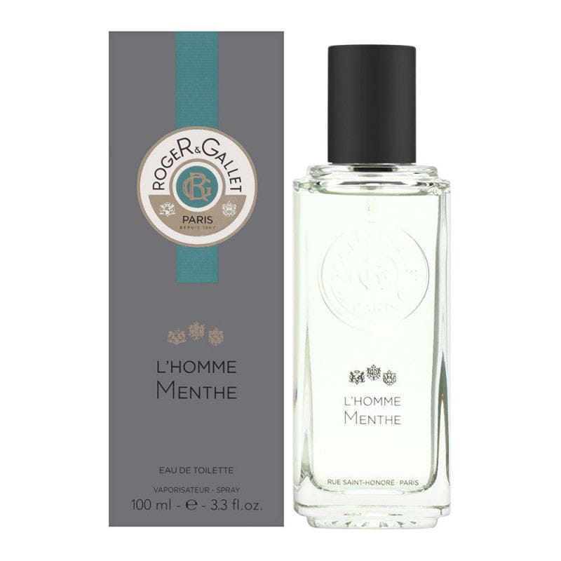 Roger & Gallet L'Homme Menthe Men’s Perfume/Cologne For Men Eau de Toilette 3.3 oz Edt
