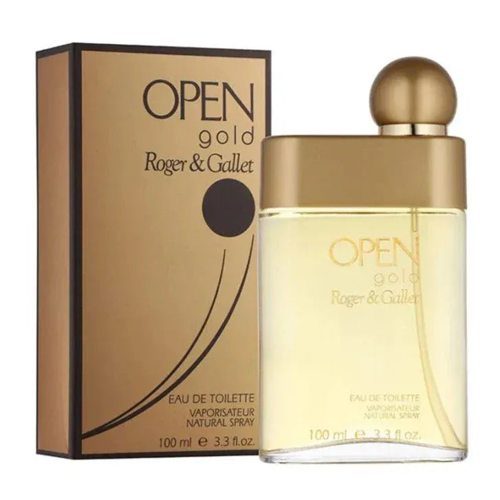 Roger & Gallet Open Gold Men’s Perfume/Cologne For Men Eau de Toilette 3.3 oz Edt