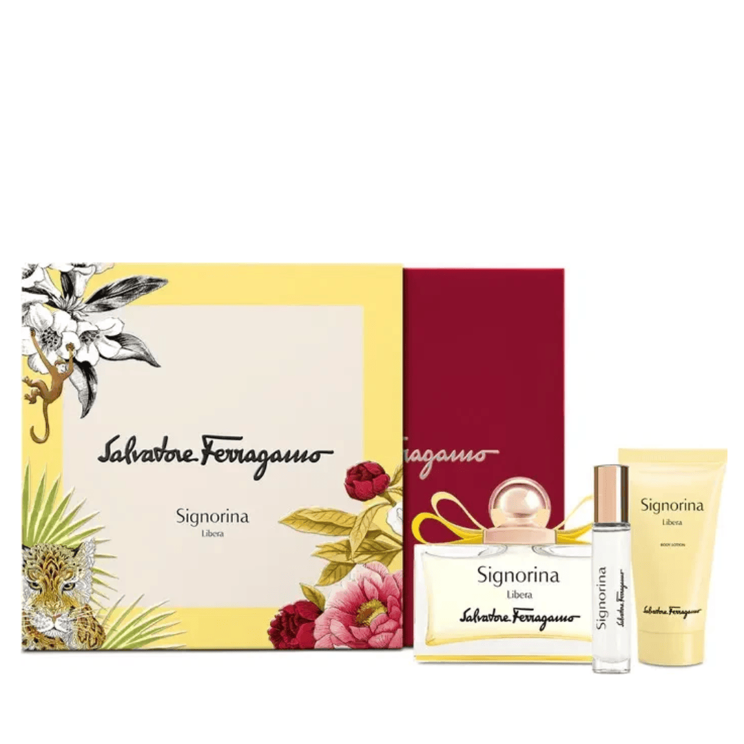 Salvatore Ferragamo Signorina Libera Women’s Perfume/Cologne For Women Eau de Parfum 3.4 oz / Gift Set 3.4 ozEdp Gift Set 3.4 oz