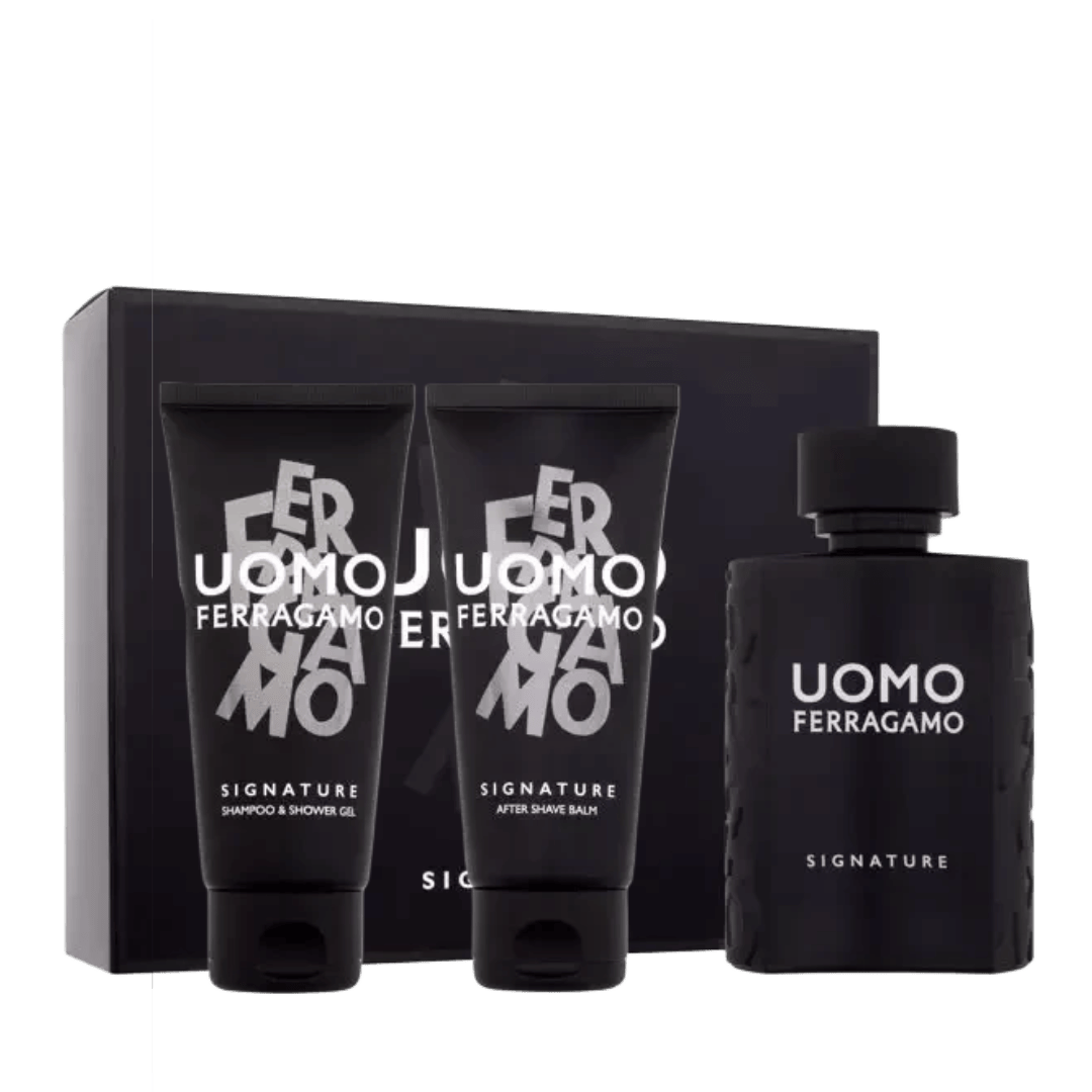Salvatorre Ferragamo Uomo Signature Cologne For Men Eau De Parfum 3.4 oz / Gift Set 3.4 oz Edp Gift Set 3.4 oz