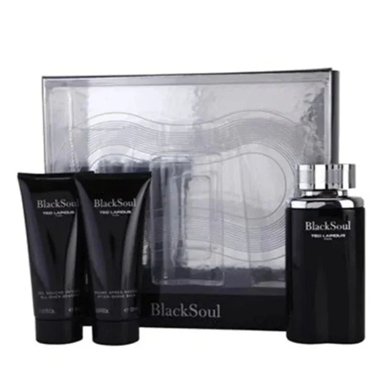 Ted Lapidus Black Soul Men’s Perfume/Cologne For Men Eau de Toilette 3.3 oz / Gift Set 3.4 oz Edt Gift Set 3.4 oz