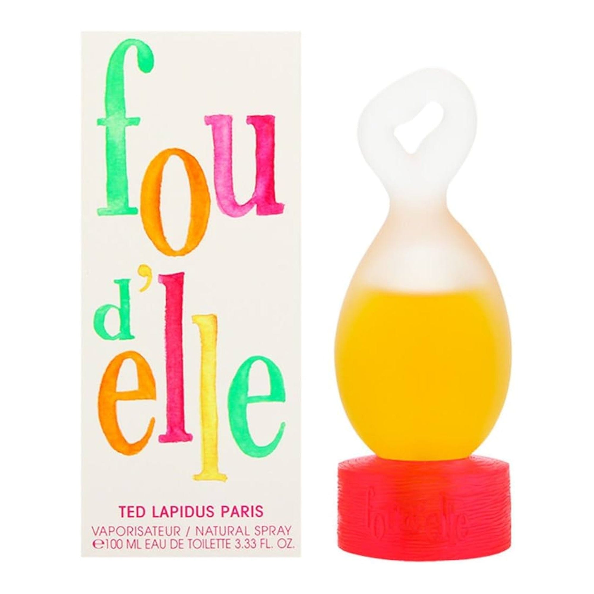 Ted Lapidus Fou D'Elle Women’s Perfume/Cologne For Women Eau de Toilette 1.6 oz / 3.4 oz Edt 3.3 oz