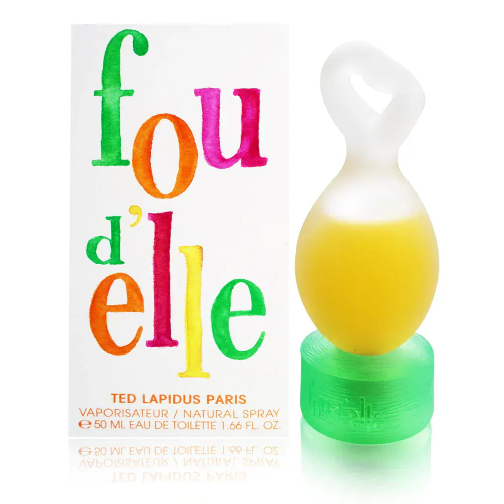Ted Lapidus Fou D'Elle Women’s Perfume/Cologne For Women Eau de Toilette 1.6 oz / 3.4 oz Edt 1.6 oz