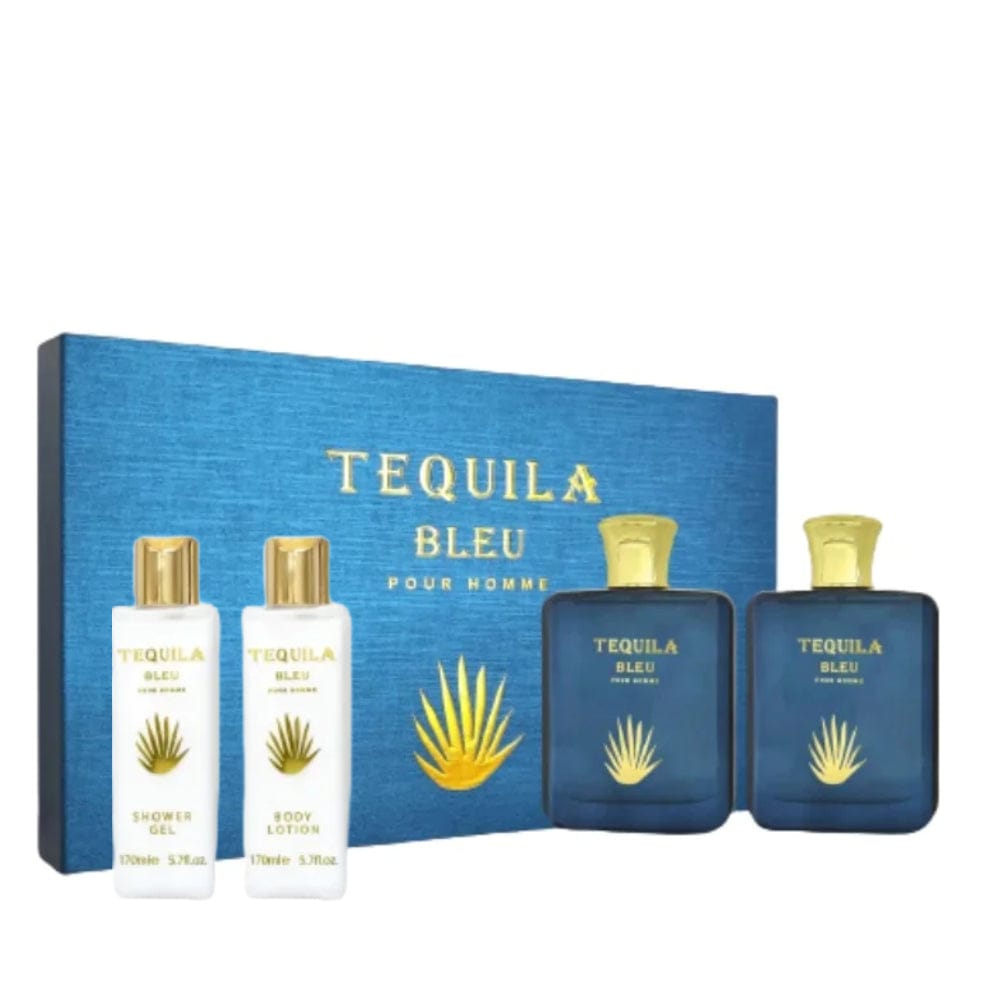 Tequila Perfumes Tequila Bleu Cologne For Men Eau De Parfum Spray 3.4 Oz / 6.7 oz / Gift Set 3.4 oz Edp Gift Set 3.3 oz