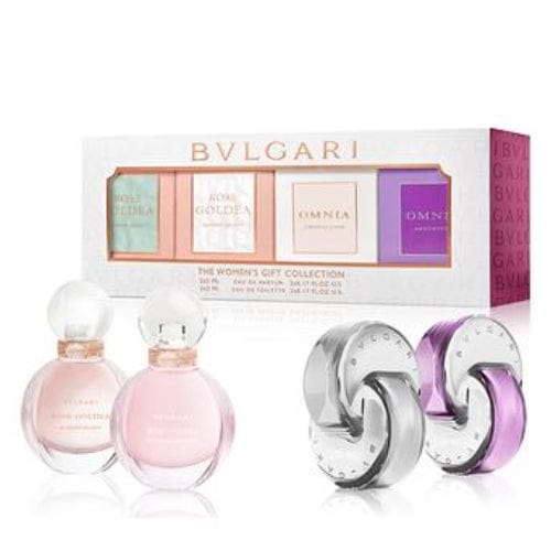 The Bvlgari Mini Set Women's Perfume/Cologne For Women 4x0.17 oz
