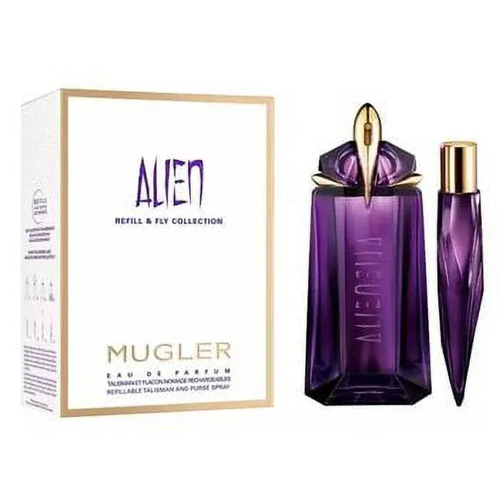 Thierry Mugler Alien Refillable For Women Eau De Parfum Gift Set 3.0 oz / 90 ml