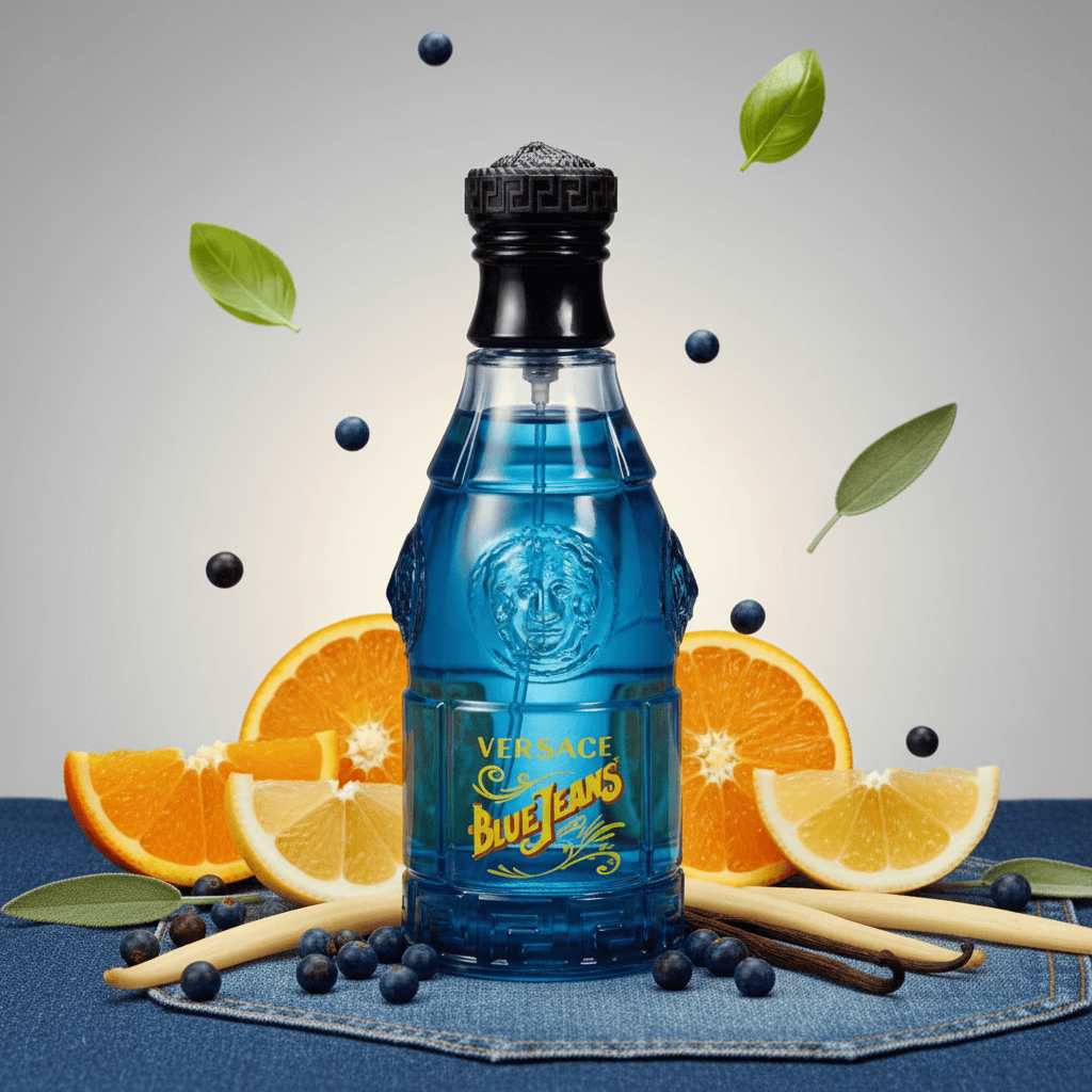 Versace Blue Jeans For Men Eau de Toilette 2.5 oz / 75 ml