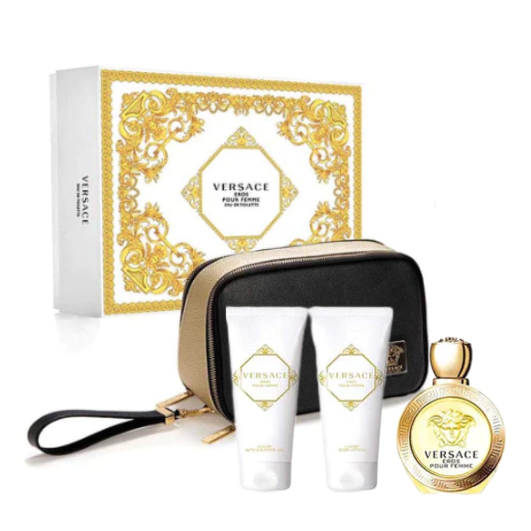 Versace Eros For Her For Women Eau de Toilette Gift Set 3.4 oz / 100 ml
