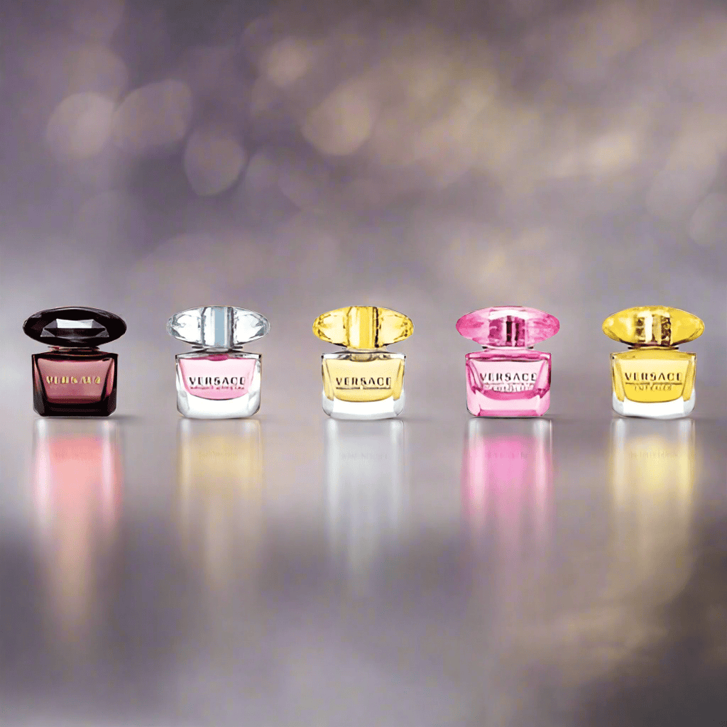 Versace The Versace Miniature Set Women's Perfume/Cologne For Women 5x0.17 oz