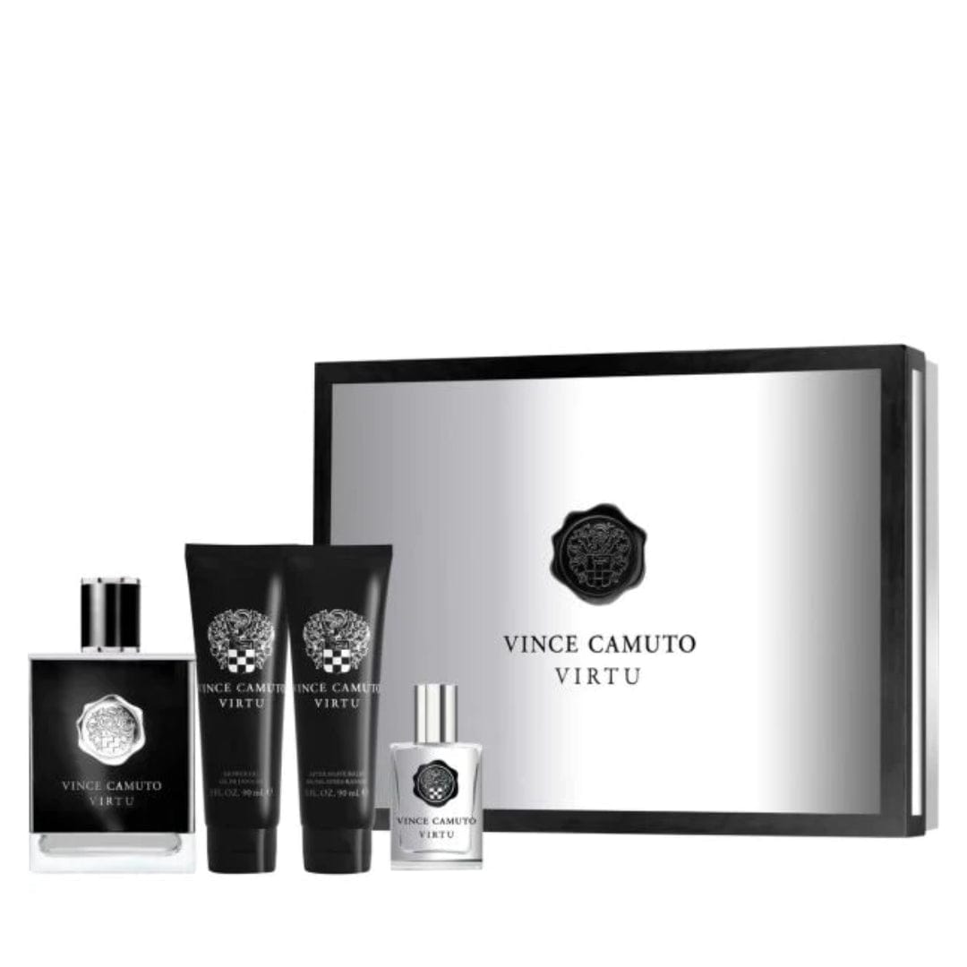 Vince Camuto Virtu Men’s Perfume/Cologne For Men Eau de Toilette 3.4 oz / Gift Set 3.4 oz Edt Gift Set 3.4 oz