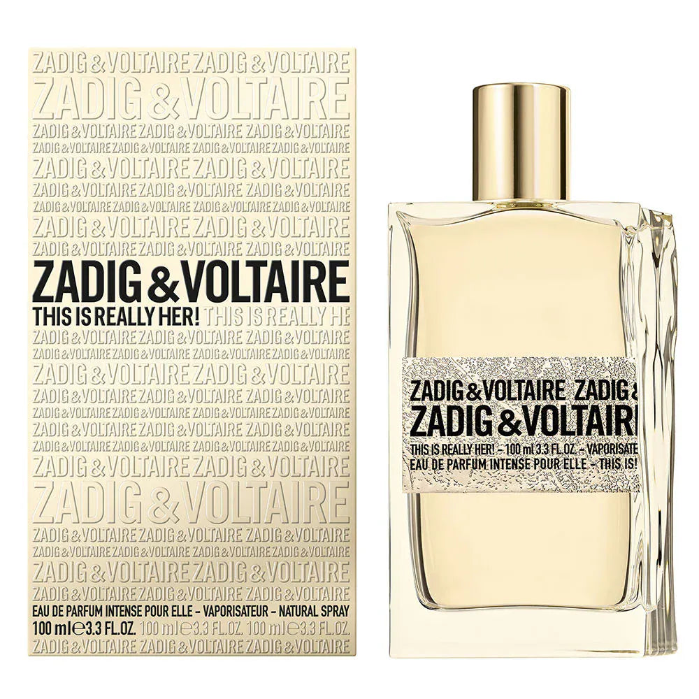 Zadig & Voltaire This Is Really Her! Women’s Perfume/Cologne For Women Eau de Parfum Intense 3.3 oz Edp