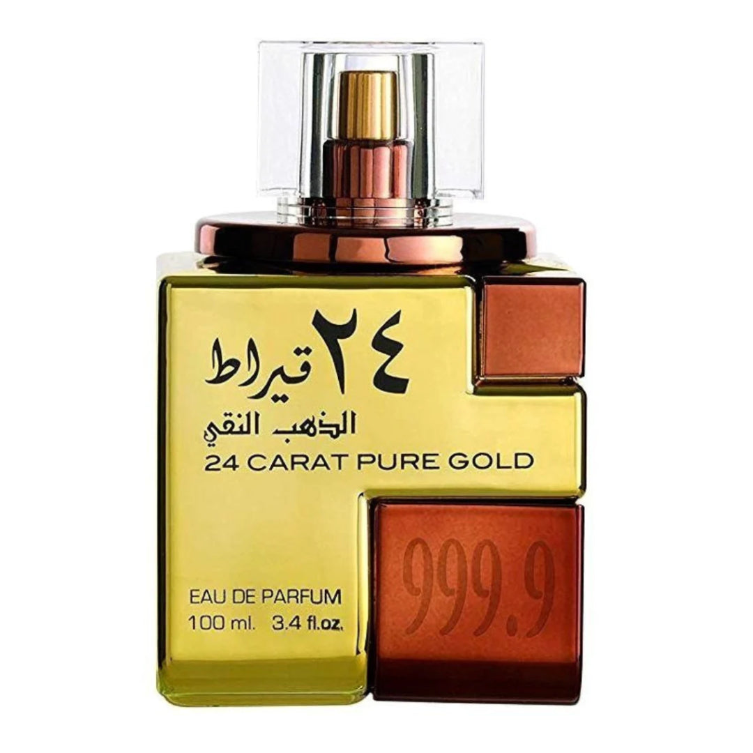 ✳ ラタファ 24カラット ピュアゴールド (U) EDP 100ml ✳ Lattafa 24 Carat Pure Gold Unisex Perfume/Cologne For Men & Women