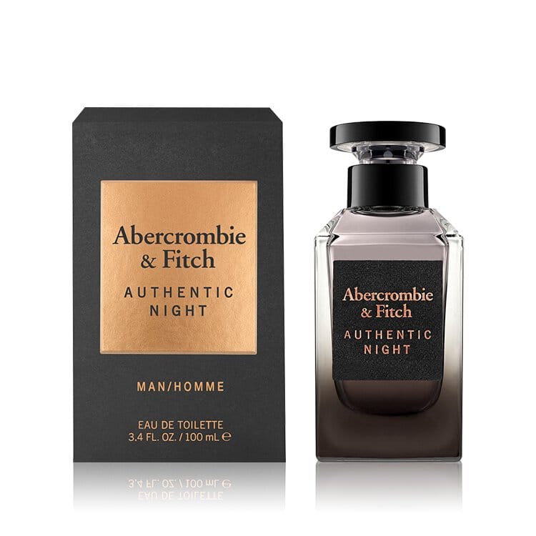 Abercrombie & Fitch Authentic Authentic Night Perfume/Cologne For Men Eau De Toilette Spray 3.4 Oz Edt